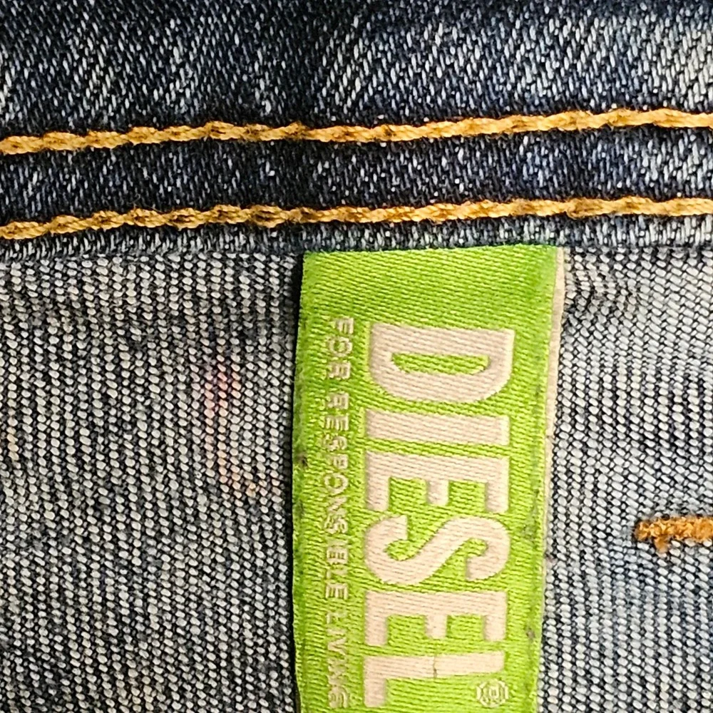 Diesel Zatiny Bootcut Jeans Mens W34 L32 Blue Medium Wash Stretch 09A80‎